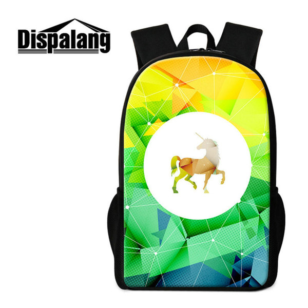 Cute Unicorn School Backpack For Teenage Girls Universe Stars Pattern Travel Shoulder Bag Children Daily Daypacks Women Men Outdoor Knapsack