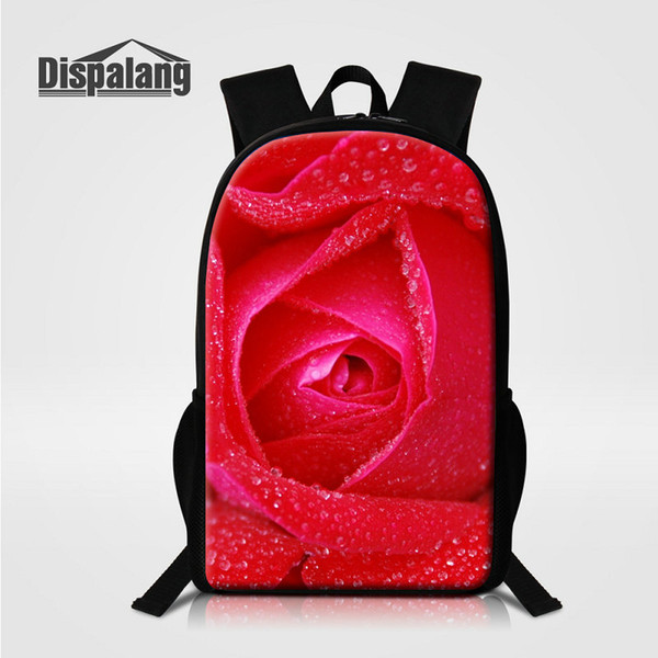 Female Daily Travel Backpacks Rose Designer School Bookbag For Elementary Students Schoolbag Top Quality Oxford Grily Mochila Bagpack Rugtas