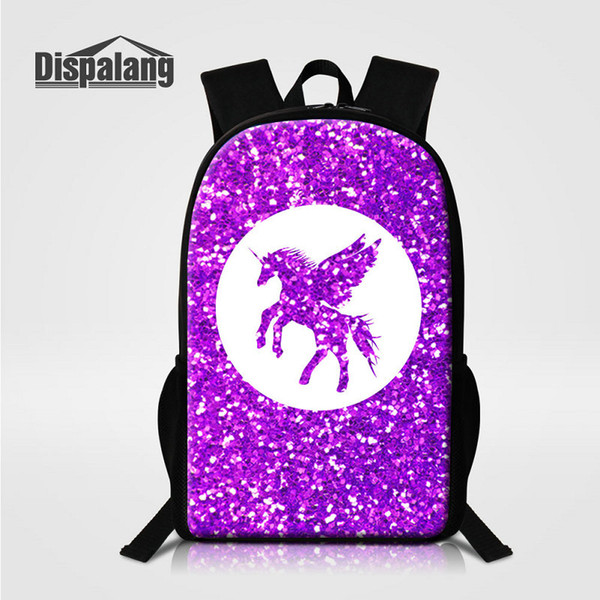 16 Inch Multifunction Backpacks Brand Designer School Bags For Teenage Girls Boys Cartoon Unicorn Printing Bookbags Mochilas Men's Rucksack