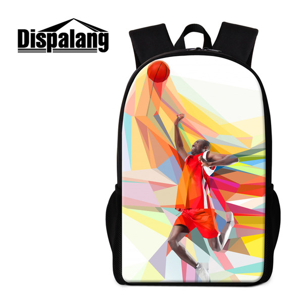 Basketball 3D Pattern on Rucksack for Boy Personalize School Backpack for Teenagers High Class Rucksack Elementary School Bags Drop Shipping