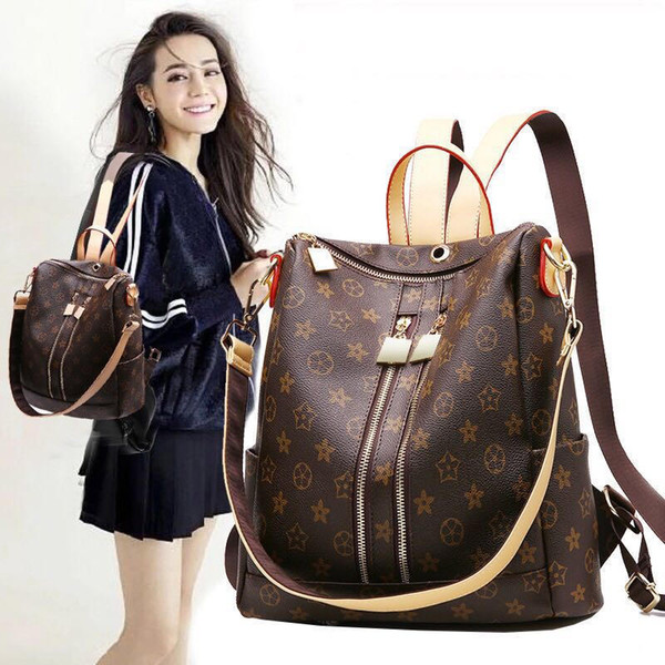 2017 Fashion Design Women Backpack High Quality Youth Leather Backpacks for Teenage Girls Female School Shoulder Bag Bagpack mo