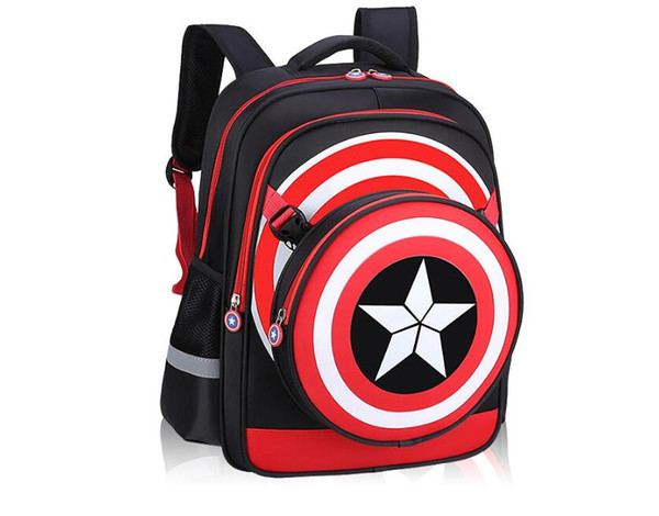 Cartoon schoolbag primary school boys and children backpack 6-12 years old 1-3-6 grade spine shoulder bag School Bags