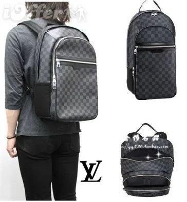 2018 hot European designer brand N41612 men's backpack high quality school bag