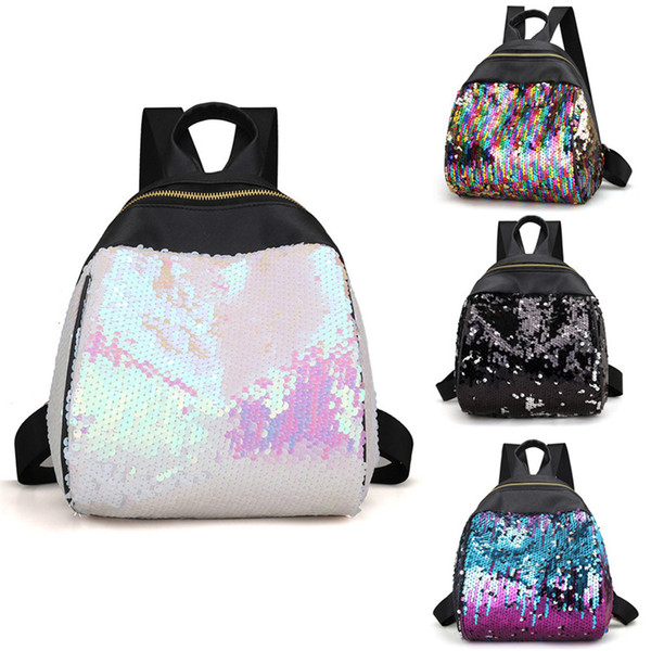 Fashion Backpack Women Sequins Changing Color Fashionable Backpack Leisure Travel Schoolbag Hot Sale Outdoor Unique Backpack