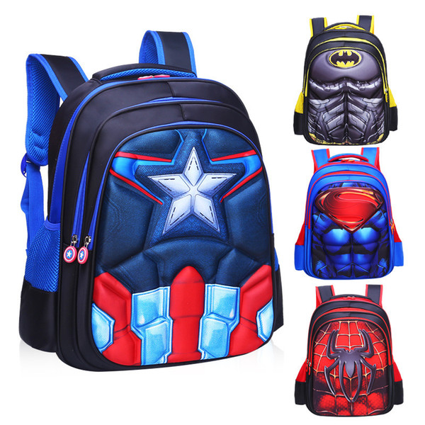 2018 European And American Popular 3D Cartoon Children School Bags For Girls Boys Travel Backpack Primary Waterproof Schoolbags