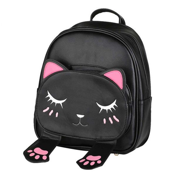 Sleeper #5001 Cute Cat Backpack School Women Backpacks for Teenage Girls free shipping