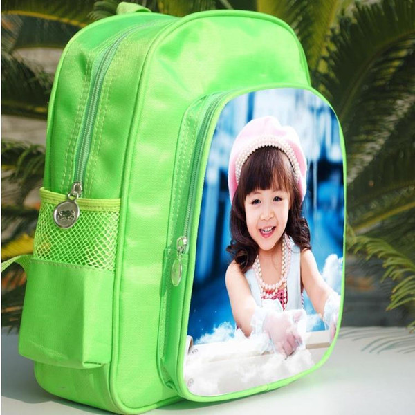 schoolbag for kids girls boys bags with your kids custom photo or design or text name sublimation Suitable for 4 to 6 years old