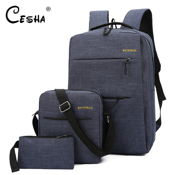 3pcs/lot Fashion Design School Backpack for Students High Quality Waterproof Oxford School Backpack Big Capacity Book