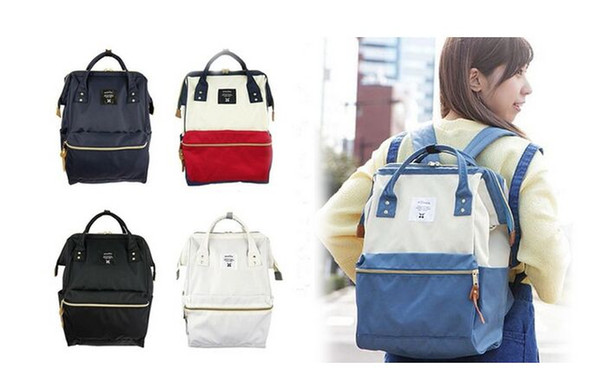 Japan Brand Anello Fashion Ring Backpack Rucksack Unisex School Bag Campus Big Size Free shipping