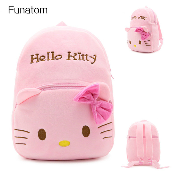 Kawaii Cute KT cat Children School Bags Backpack Kindergarten Girls Boys Kid Backpack Cute Cartoon Toys Bear Schoolbag