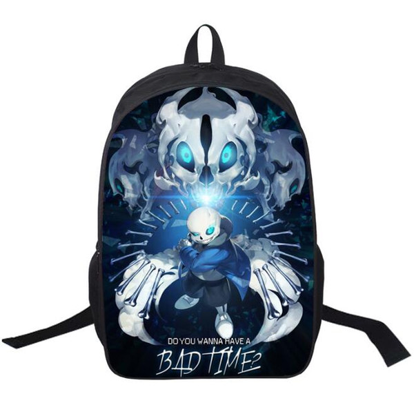 3D Printing Undertale Backpack 7 styles Boys Girls School Bags Young Men Women Daily Shoulder Bags Children Bookbag rucksack knapsack