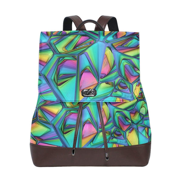 Bags for Women 2019 New Retro Fashion Zipper Ladies Backpack PU Leather High Quality School Bag Shoulder Bag for Youth Bags