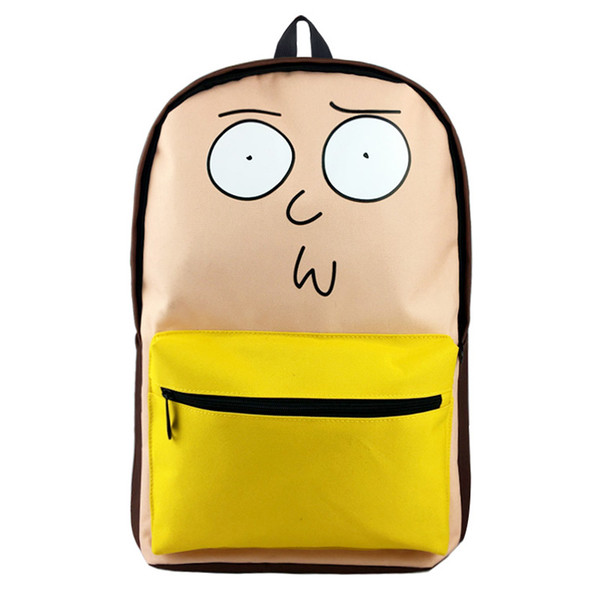 Rick and Morty Cartoon Backpack Dragon Ball Travel Bag ONE PIECE High Quality Bag for Cosplay Gift