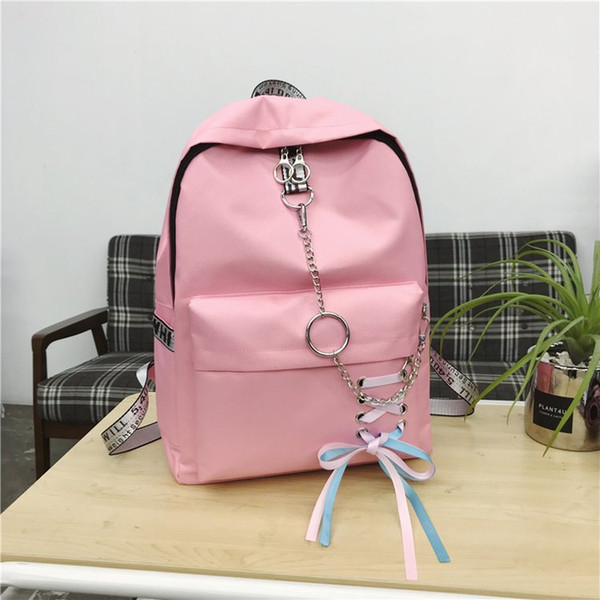 Fashion Waterproof Nylon Women Backpack Korean Girls School Bag Bookbags Bagpack