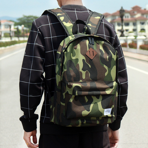 School Backpack Fashion Tide Camouflage Bookbags Students Casual Backpacks Backpacks Oxford Hiking Travel Sport Bag Outdoor Backpack