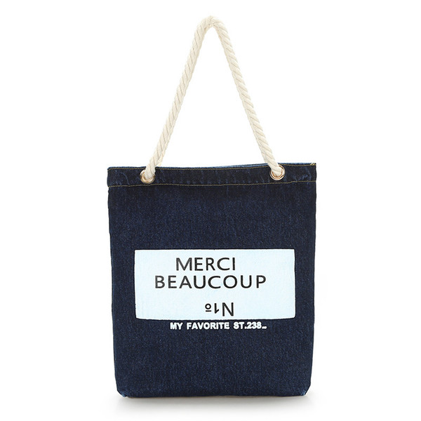 cow boy Tote Bag Handmade polyester Cotton Shopping Bags Women Shoulder Bag Shopping tote for women