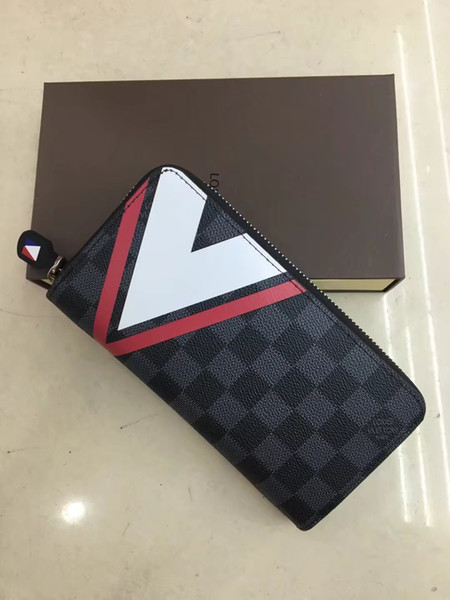 HOT2018Top surprise price luxury designer classic zipper wallet fast delivery more style