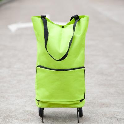 Japanese Style Folding Shopping Tug Bag Large Capacity Multifunctional Portable Customizable Wheel Bag Shopping Cart Bag