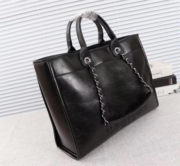 2018 High Quality Ladies Shopping Bag, Designer Shoulder Shopping Bag, Ladies Casual Hand Shopping Bag Size: 43 * 30 * 13CM