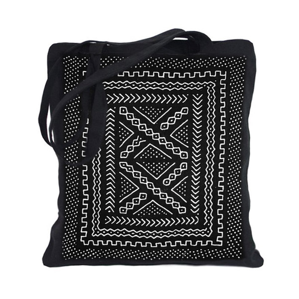 New Chinese Style Casual women shopping bag quality canvas shoulder bag female shopping big bags