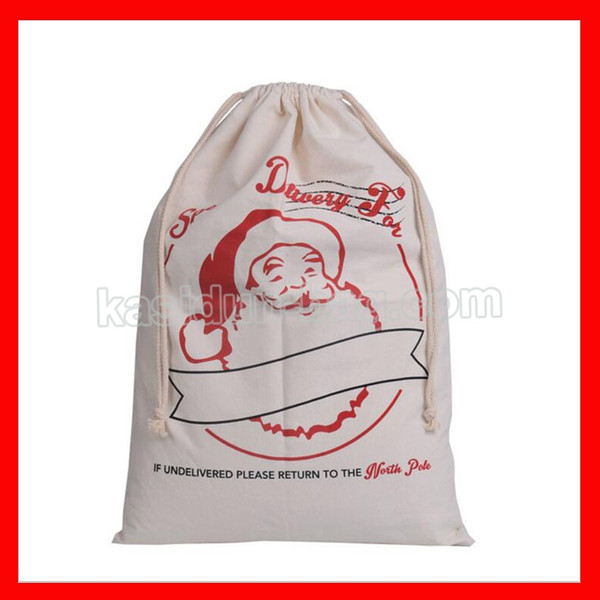 (10pcs/lot) size 50x70cm nightmare before Christmas Santa Claus bag large