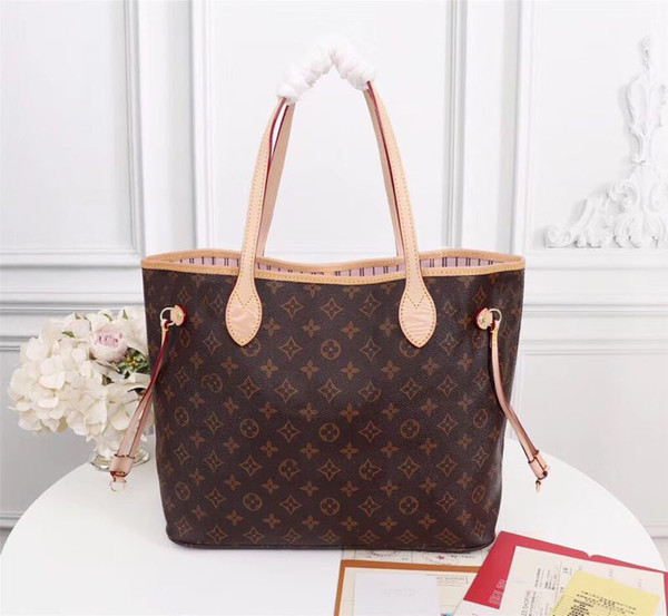 designer handbags 2019 classical hot sale style Naverfull genuine cow high leather top quality luxury tote clutch shoulder shopping bag