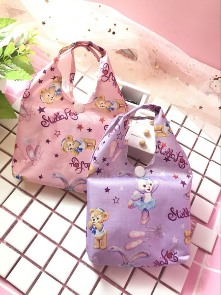 New Cartoon My Melody Cinnamoroll Dog Pudding Dog Plush Handbag Duffy Bear Friends Stellalou Shoulder Bag Shopping Bag Eco