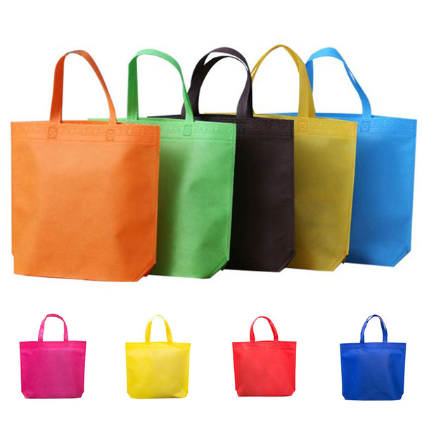 2019 1PC Nonwoven Reusable Bag Shopping Bag New Shoulder Tote Women Travel Storage Handbag Eco Grocery