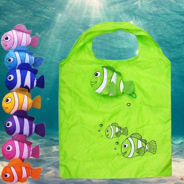 Fish Shopping Bag Foldable Bag Handle Bag Folding Bags