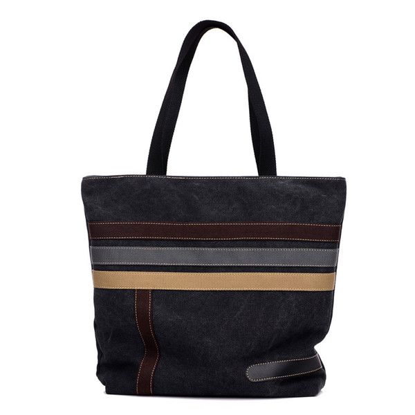 Shoulder bag female casual fashion spring new canvas bag trend wild large capacity commuter student bag