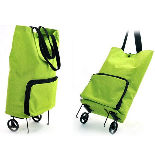 4PCS / LOT Shopping Bag Environmental Bag Reusable Tote Pouch Cart Trolley Supermarket Foldable Shopping Bags Trolley