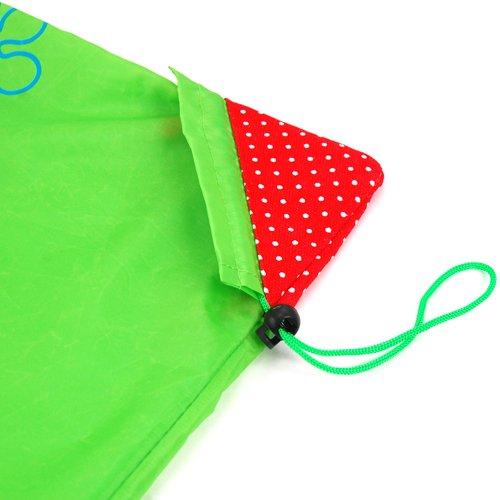 VSEN 10pcs StyleNew Colorful Unique Strawberry Folding Reusable Compact Eco Shopping Bag Nylon