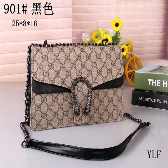 Designer shoulder bag 2018 new Luxury fashion elegant ladies snake head bag retro casual buckle shoulder bag handbags