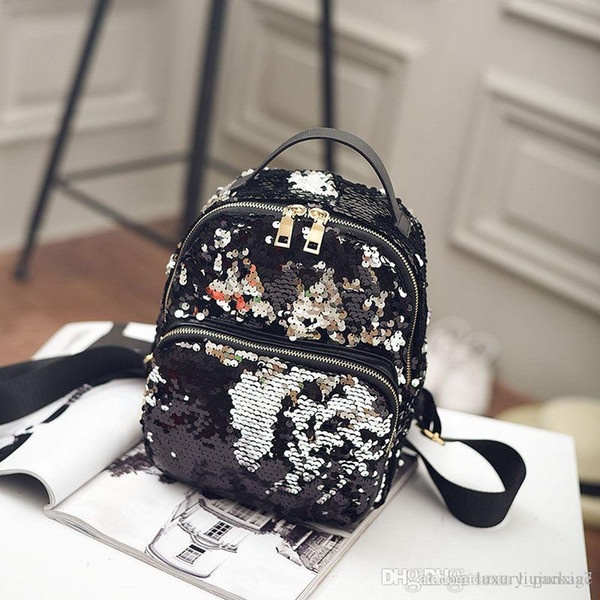 Super fire new wave Korean fashion college wind small backpack female bag trend leisure bag