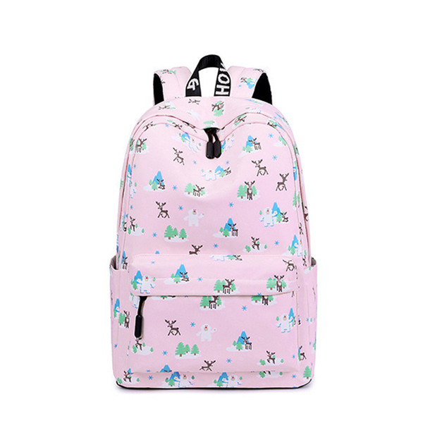 PLAYKING Feminine School Backpack Women Canvas Printing Backpacks for Girls Teenagers Bagpack Youth Female Schoolbag Mochila Feminina