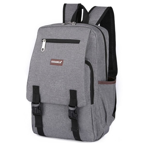 Classic Canvas Backpack Shoulder Bag Laptop Water Repellent Backpack College Bag Leisure Travel Sports Bag Lightweight Backpack