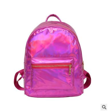 2019 new spring and summer new fashion female bag student bag reflective small laser bag backpack harajuku soft sister personality backpack