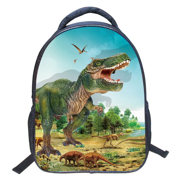 2019 brand fashion luxury designer backpack Children's cartoon school bag 14-inch kindergarten dinosaur high quality schoolbag backpack