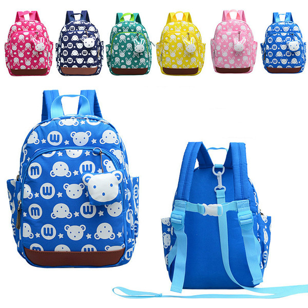 Children's school bag 2019 new Korean version of the cartoon cute printing backpack kindergarten primary school students anti-lost shoulder