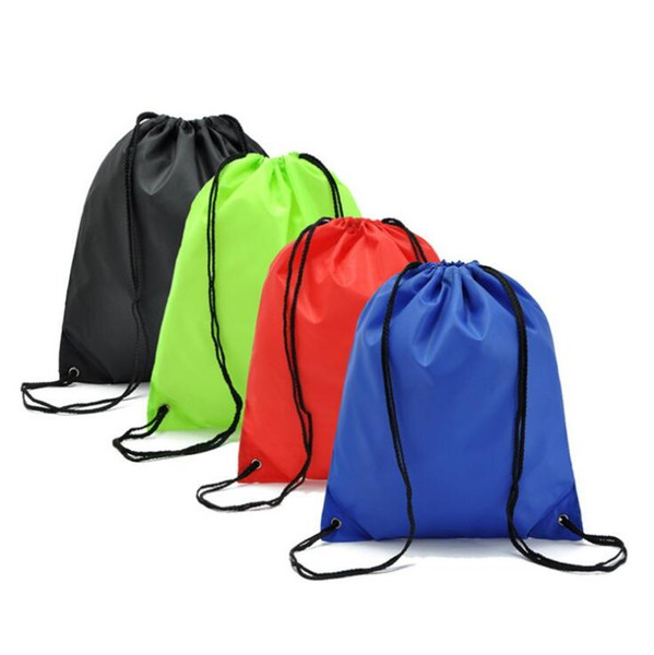 Waterproof Drawstring RuckSack Bag Sack Backpack Swim School Shoes Gym Sport New 10 Colors (40 cm X 35 cm)