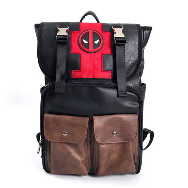 New Designer Deadpool Backpack Classic Multi-pocket Bag Men And Women Outdoor Packs Black Red Travel Bag Laptop Bag Sports Backpack Satchel