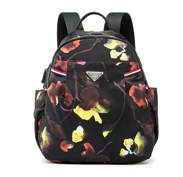 2019 New Camouflage Oxford cloth shoulder bag high quality women casual printing waterproof outdoor backpack wholesale