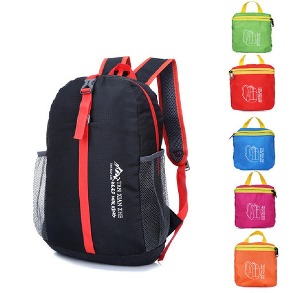 Waterproof School Backpack For Teenage Girl Mochila Women Backpacks Female Nylon Travel Rucksack Sac A Dos Men Folding Bags