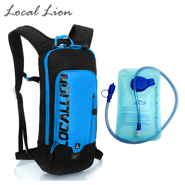 LOCAL LION 6L Waterproof Polyester Cycling Backpack+1.5 L Water Bag Women Men Outdoor Backpacks Rucksack Riding Knapsack 32