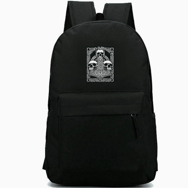 Amon Amarth backpack Death metal daypack Cool Rock band schoolbag Music rucksack Sport school bag Outdoor day pack