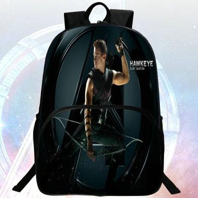 Hawkeye backpack Goliath archer daypack Super hero fans schoolbag Wolf man rucksack Sport school bag Outdoor day pack