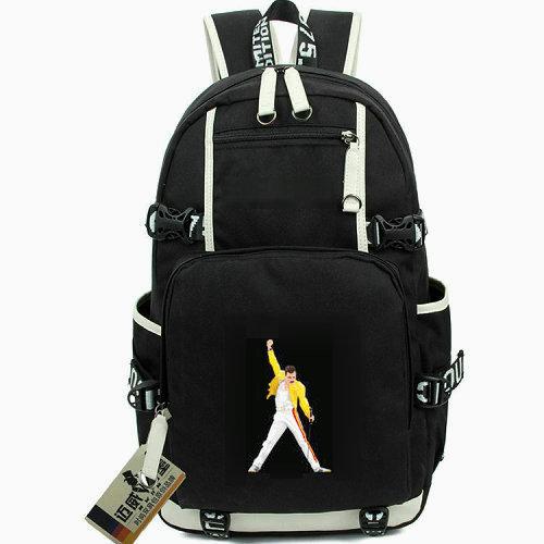 Freddie Mercury rucksack Bohemian Rhapsody daypack Cool music schoolbag Nice knapsack Laptop backpack Sport school bag Outdoor day pack