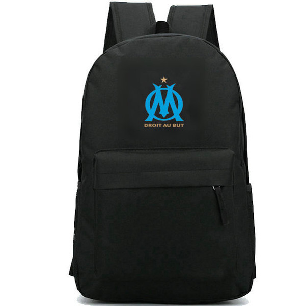 Marseille backpack Olympique de daypack OM fans football club schoolbag Soccer badge rucksack Sport school bag Outdoor day pack