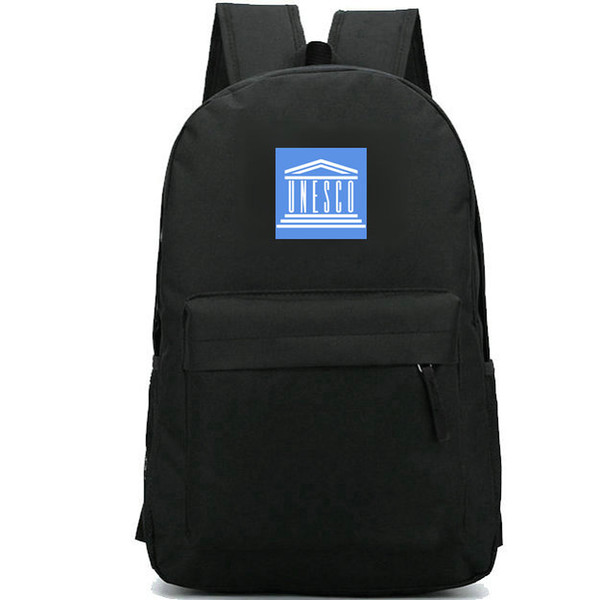 UNESCO backpack Educational Organization daypack ONUESC flag schoolbag Banner rucksack Sport school bag Outdoor day pack