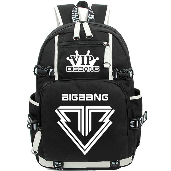 Bigbang backpack Dance band daypack Hot sale schoolbag Music rucksack Sport school bag Outdoor day pack